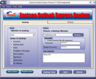 Eastsea Outlook Express Backup screenshot